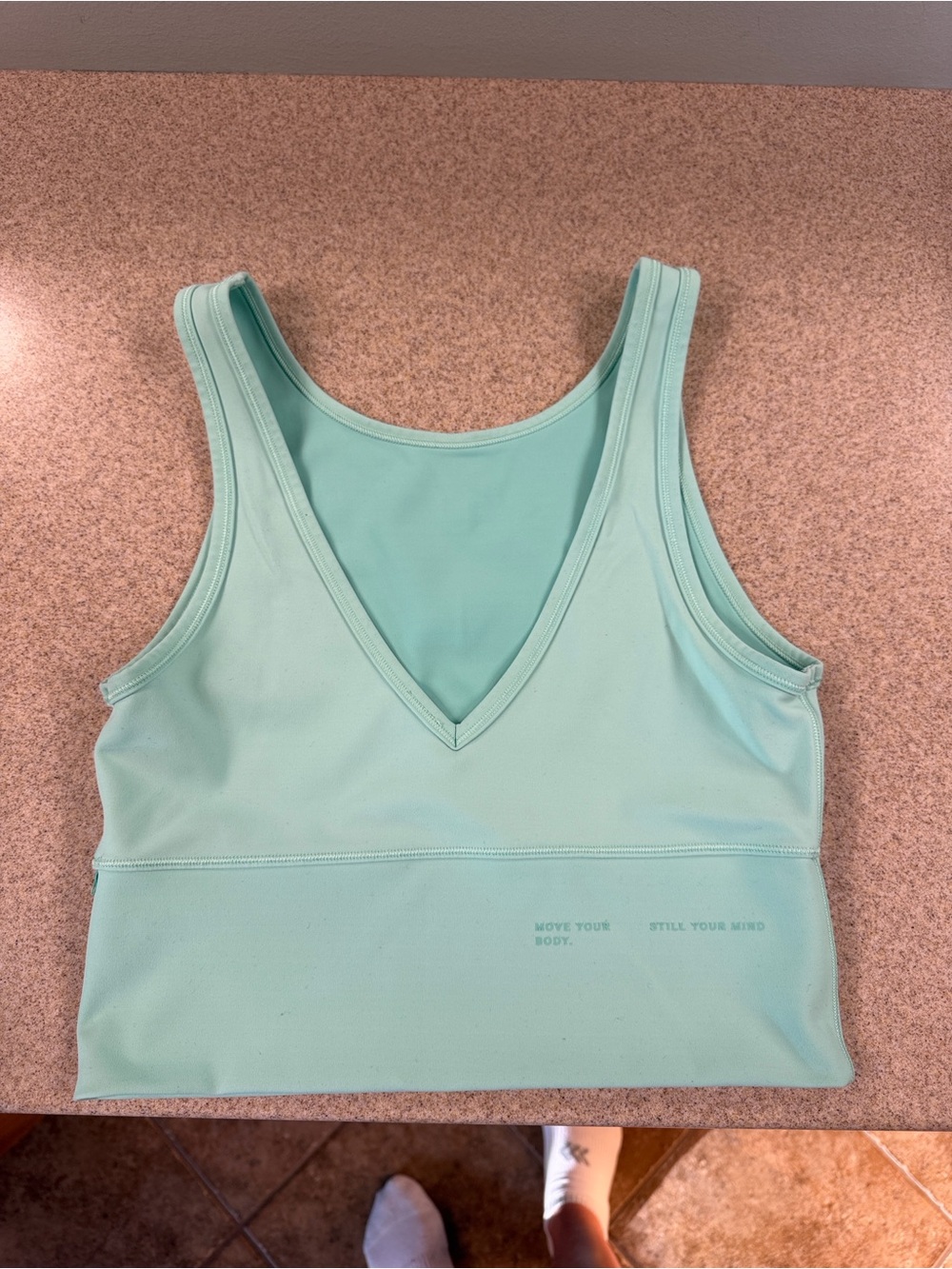 Lululemon Mint Green Pivot Tank - Picture 3 of 3
